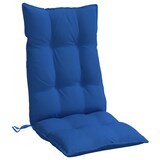 thumbnail of vidaXL Stoelkussens 4 st hoge rug oxford stof koningsblauw