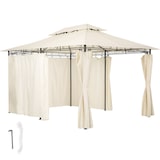 thumbnail of tectake Pabellón de lujo para el jardín Emine con 6 paneles laterales - Crema