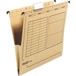 thumbnail of Falken 80004336 25x Hängetasche UniReg, 230g/m2-Kraftkarton, mit Leinenfröschen - Braun