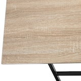 thumbnail of tectake Ensemble de 2 tables d’appoint pliables Phoenix - Bois clair industriel, Chêne Sonoma - 404778