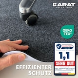 thumbnail of Bodenschutzmatte Viking - Bürostuhlunterlage aus Polyester - Für Hartböden - Dunkelgrau / 100 x 120 cm