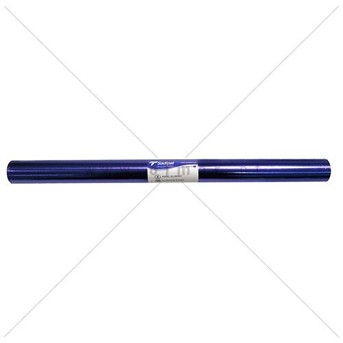 Papel Metalizado Rolo 1x3 m Cor Azul