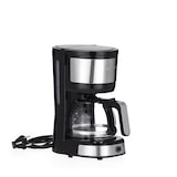 thumbnail of Cafetera de goteo, jarra de cristal 4 tazas Severin KA 4808 Acero Inox / Negro 750 W