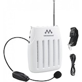 thumbnail of Amplificador de voz portátil inalámbrico altavoz recargable con Bluetooth, radio FM y micrófono