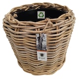 thumbnail of Pflanzkorb Sylter Korb Rattan 50x52cm 40 Liter Rund Natur Drypot Garten Terrasse Blumen