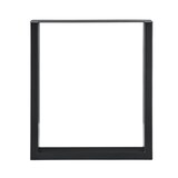 thumbnail of Helloshop26 - Lot de 2 pieds de table de meuble rectangulaire table à manger métal 60 x 72 cm noir  03_0003668