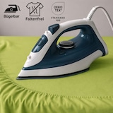 thumbnail of EXKLUSIV HEIMTEXTIL Marke Jersey Spannbettlaken 90 x 200 cm Apfelgrün 100% Baumwolle Öko - Tex Zertifiziert Bed-Sheet Bettlaken Spannbetttuch Topper