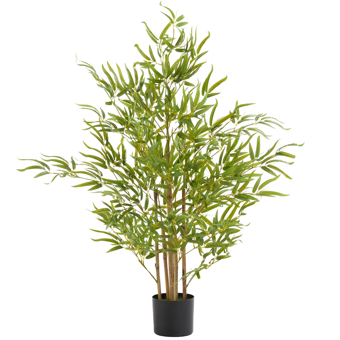 tectake Árbol de bambú artificial BAMBOSA, con textura realista  verde - 405603