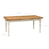 thumbnail of Biscottini Tavolo legno massello - Tavoli da ristorante 180x90 cm - Tavolo da pranzo e cucina - Tavolo allungabile - Tavolo rettangolare Made in Italy