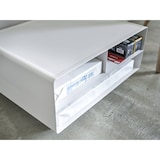 thumbnail of Yamazaki Druckerstation Druckerregal Druckertrolley Druckerschrank mit Rollen 48x19x37cm Metall weiß