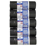 thumbnail of aro Müllbeutel, HDPE / LDPE, 25µm, 65 x 65 cm, 60 L, schwarz, 5 Rollen x 20 Stück (100 Stück)