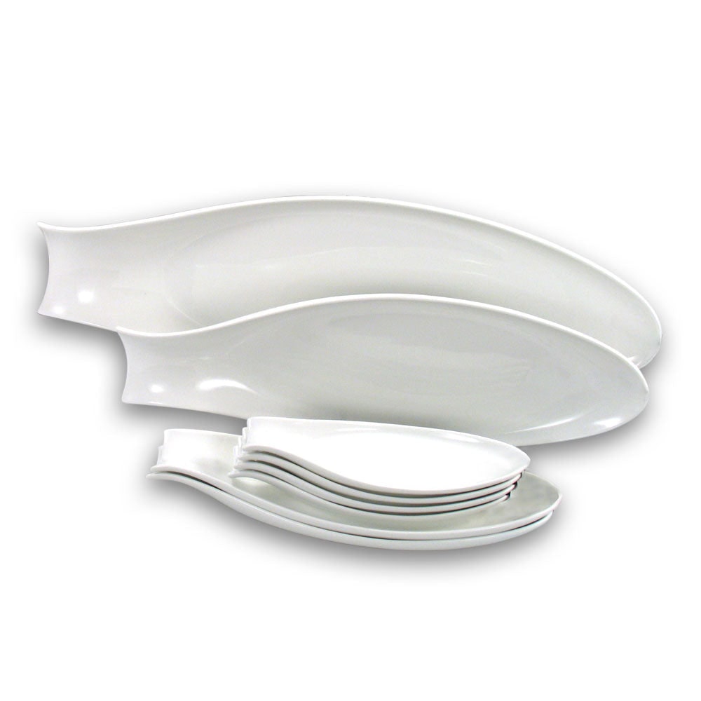 8 Fuentes para tapas con forma de pez Ovum