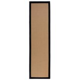 thumbnail of `Trent` Kira Jute-Teppich mit Naturkautschuk-Rücken für aktive Wohnbereiche. Farbe: Braun-Schwarz, 60x600 cm | Kadima Design