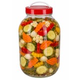 thumbnail of Chi Vorratsglas 5L Glas mit Deckel & Henkel Mixed Pickles-Glas Gurken