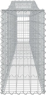 thumbnail of vidaXL Gabionen mit Hochbogen 15 Stk. 400x30x60/80 cm Verzinktes Eisen