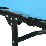 thumbnail of Tumbona Plegable y Ajustable de 4 Posiciones con Sistema de Cordones Azul Claro