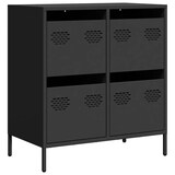 thumbnail of vidaXL Sideboard Schwarz 68x39x73,5 cm Kaltgewalzter Stahl