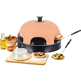 thumbnail of Emerio PO-115984 Pizzamacher/Ofen 6 Pizza/Pizzen 1200 W Schwarz, Orange