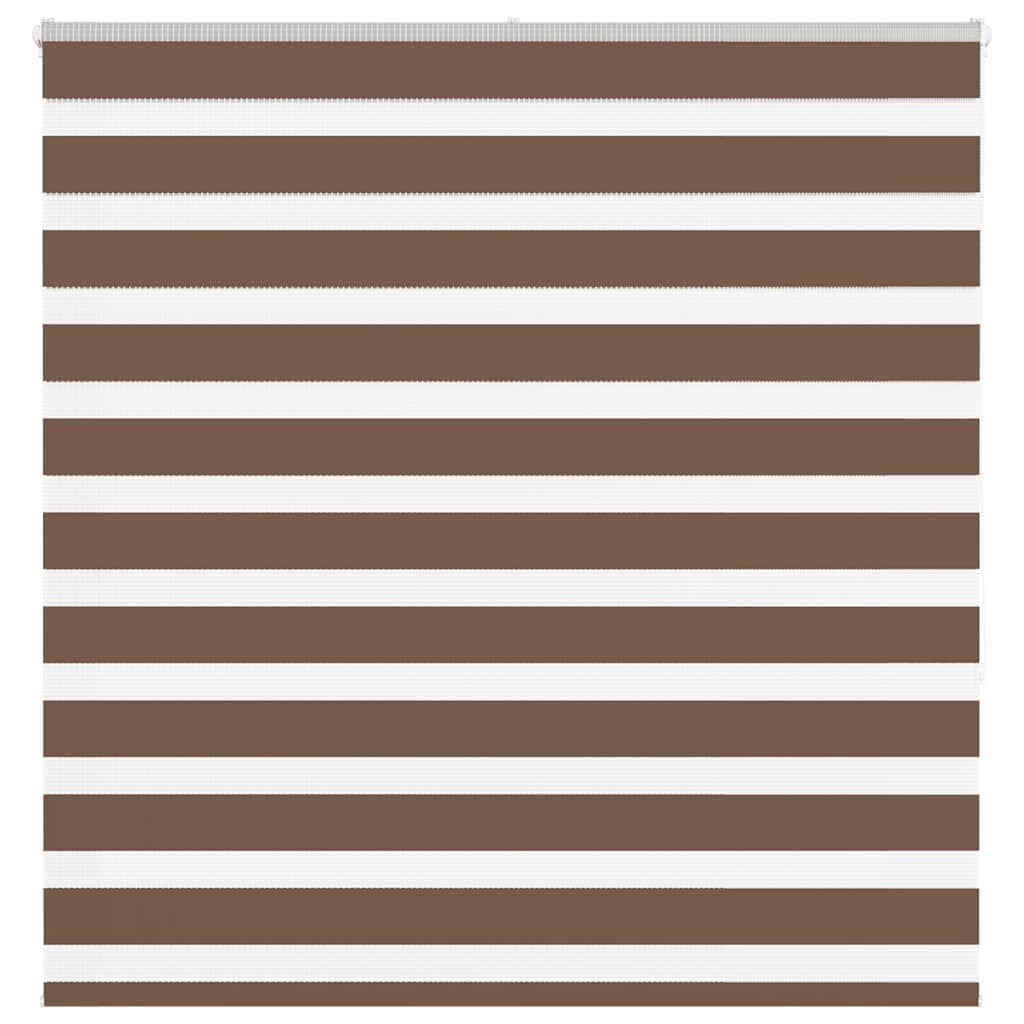 vidaXL Doppelrollo Braun 150x150 cm Stoffbreite 145,9 cm Polyester