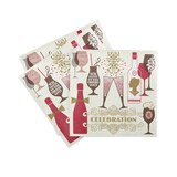 thumbnail of Sovie HORECA Serviette Celebration in Champagner-Bordeaux aus Linclass® Airlaid 40 x 40 cm, 50 Stück - Wein Feier Geburtstag Anstoßen