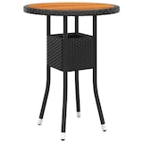 thumbnail of vidaXL 3-tlg. Garten-Bistro-Set Poly Rattan Schwarz