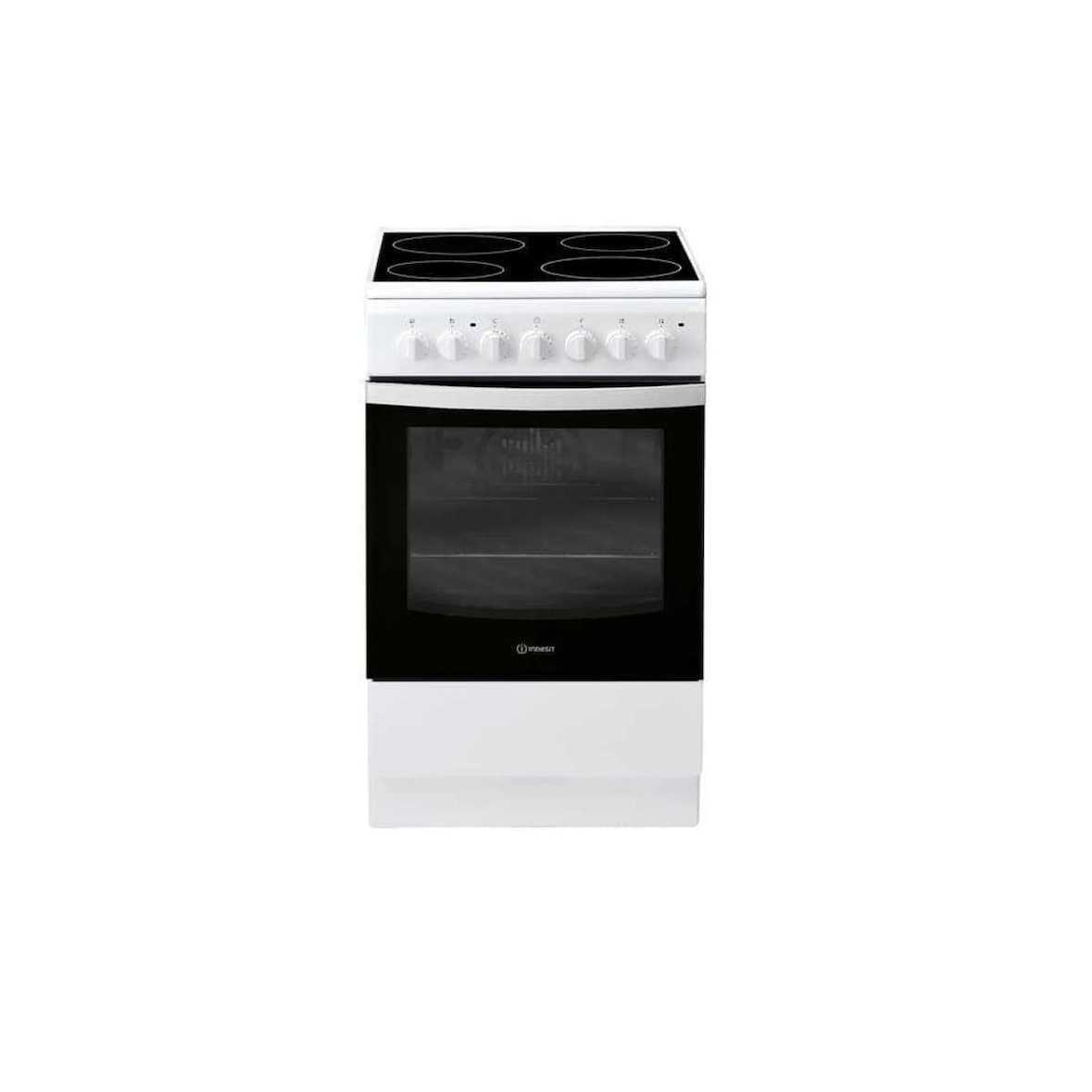 INDESIT cuisinière vitrocéramique 59l 4 feux blanc IS5V5PCWFR