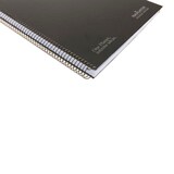 thumbnail of Caderno A4+ capa extra rígida 120H 80G pautado microperfurado 5 faixas cor Navigator Preto