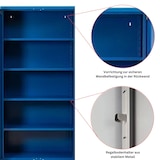 thumbnail of PROREGAL Stahlschrank BEE mit 4 lackierten Fachböden | HxBxT 195x92x42cm | Blau-Blau | Werkstattschrank Werkzeugschrank Aktenschrank Universalschrank