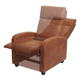 thumbnail of TV-fauteuil HWC-F76, relaxfauteuil, verstelbare relaxfunctie stof/textiel ~ vintage suède imitatie