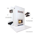 thumbnail of Kaminlüftungsgitter Graphit - Loft 90x600