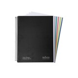 thumbnail of Caderno A4+ capa extra rígida 120H 80G pautado microperfurado 5 faixas cor Navigator Preto