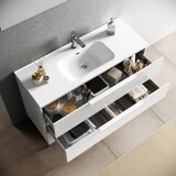 thumbnail of Mobile Bagno 60cm Sospeso Con 2 Cassetti e Specchio con Lampada LED - Rovere Miele