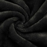 thumbnail of vidaXL Bademantel Hoodie Schwarz L Flanell