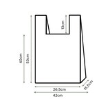 thumbnail of MONOUSO - Hemdchenbeutel Mehrweg 42x53cm 50µm (800 Stück)