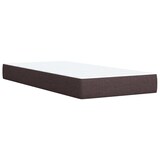 thumbnail of vidaXL Boxspringbett mit Matratze Dunkelbraun 100x200 cm Stoff