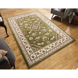 thumbnail of Traditioneller Teppich in Trendfarben `Glazert` . Farbe: Grün, 160x230 cm | Kadima Design
