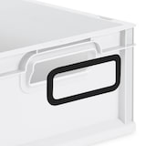 thumbnail of Eurobox NextGen Color, HxBxT 32x30x40cm, 30 Liter, Griffe schwarz offen, Grau, Eurobehälter, Transportbehälter