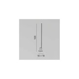 thumbnail of Piantana Moderna Syncro Alluminio Bianco Acrilico Led 30W Cct 3000/4000/6000K