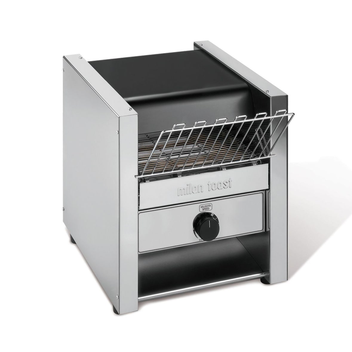 Milantoast - Broodrooster Met 3 Sneden Intensief Gebruik 220-240V 50/60Hz 2,8Kw