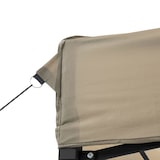 thumbnail of vidaXL Partytent inklapbaar pop-up met 3 zijwanden taupe