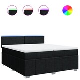thumbnail of vidaXL Boxspringbett mit Matratze Schwarz 200x200 cm Stoff