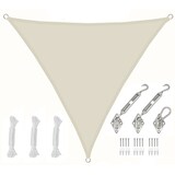thumbnail of 3x3x3 Sonnensegel Dreieckig Wasserdicht - Sonnenschutz Segel Set mit Befestigung