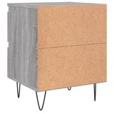 thumbnail of Table de chevet sonoma gris 40x35x50 cm bois d’ingénierie – Modèle Essence Pure