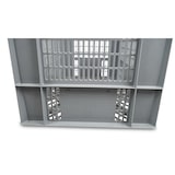 thumbnail of METRO Professional Eurobox, PP, 60 x 40 x 32 cm, 60 L, 20 kg, perforiert, stapelbar, mit Handgriff, grau