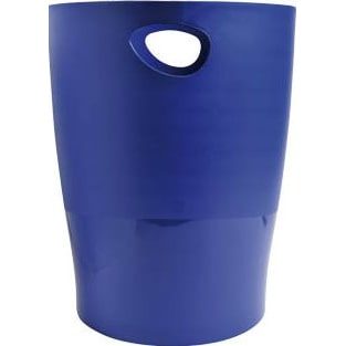 SIGMA Prullenbak SHP29, blauw, kunststof, rond, 15 L