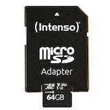 thumbnail of INTENSO Carte MicroSDXC UHS-I Professional Class 10 - 64 Go
