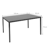 thumbnail of Décoshop26 - Bureau table de conférence 120x80cm MDF aspect hêtre 04_0001392