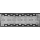 thumbnail of The Bars Tappeto porta bicchieri in gomma con griglia in acciaio inox cm 60x20 nero