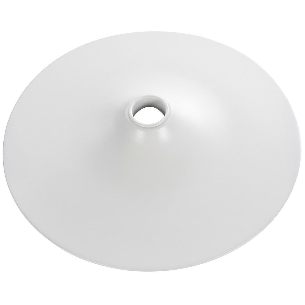 Ronde bodemplaat in 4 maten wit/38,5 cm