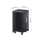 thumbnail of Yamazaki Toilettenpapier Aufbewahrung für Klopapier WC-Rollen Ersatzrollen Toilettenrollen schwarz 23x43x23cm